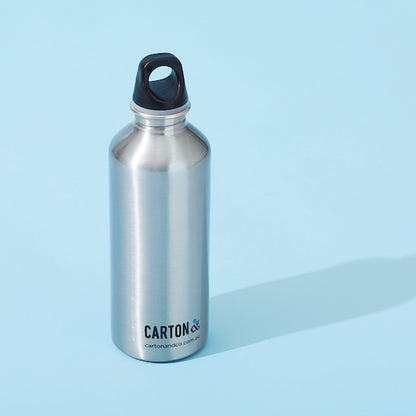 Stainless Steel Refillable Water Bottle (Carton & Co Branded)